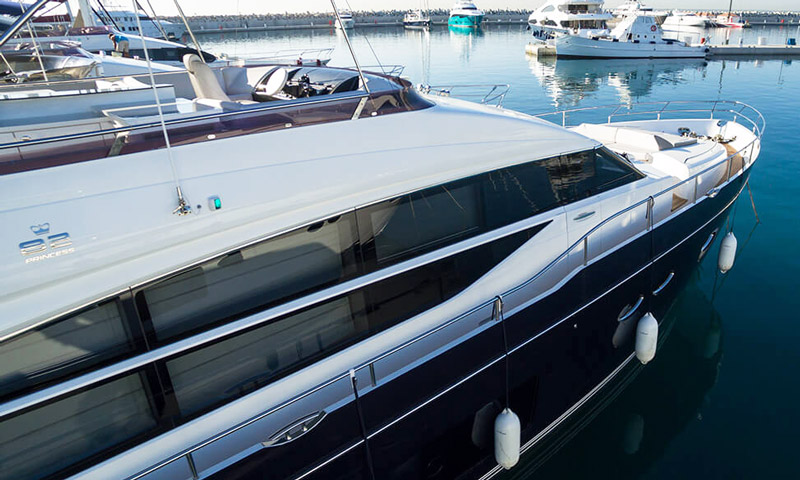 charter princess 82 superyacht limassol