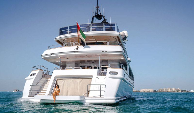 charter Elite Celestial Titan X250 Yacht dubai